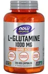 Now L-Glutamine, 1000 mg, Double Strength, 120 capsules