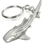 Whale Shark Keychain for Men and Women- Whale Shark Keychain Charm, Gifts for Shark Lovers,  Realistic Shark Key Ring Shark Key Fob