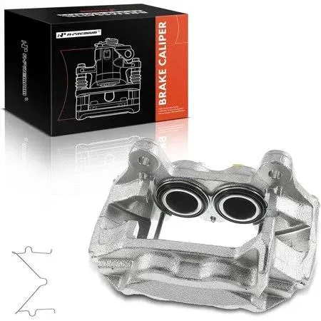 A-Premium Disc Brake Caliper Assembly Compatible with Select Toyota Models - Sequoia 2001-2002 4.7L, Tundra 2000-2003 3.4L 4.7L - Front Right Passenger Side