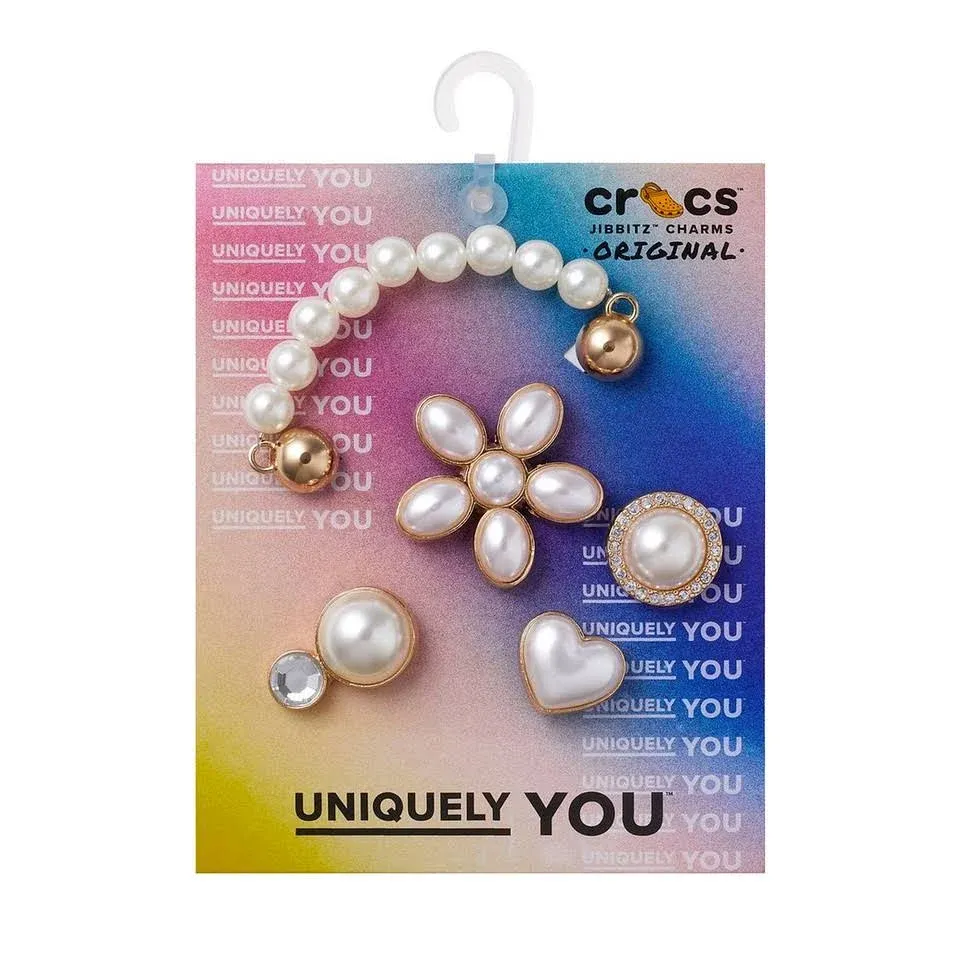 Crocs Dainty Pearl Jewelry 5 Pack Jibbitz