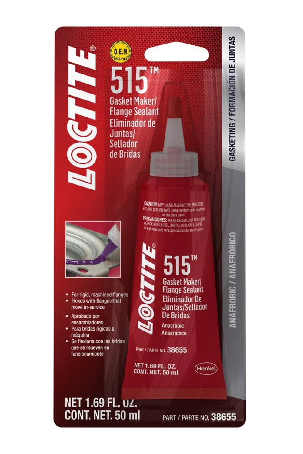 Loctite 38655 Gasket Maker 515 - Flange Sealant, 50 ml