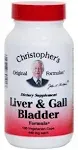 Christopher's Liver and Gall Bladder 100 Vegetarian Capsules