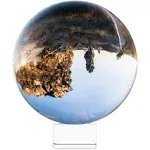 Navaris Crystal Clear Glass Ball Transparent K9 Globe for Meditation Divination