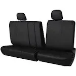 Leadpro SUV Rear Bench Seat Cover for 2nd or 3rd Row Split Folding Back Seats...