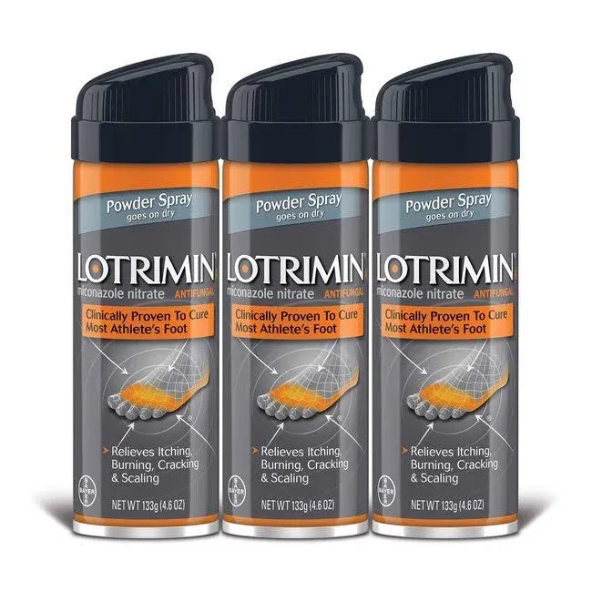 Lotrimin AF Antifungal, Deodorant Powder Spray - 4.6 oz (133 g)