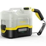 Fanttik NB8 Nano Tragbarer, kabelloser elektrischer Sprüher mit 2,1 Liter Tank, einziehbarem Sprühkopf, 2600 mAh Lithium-Akku, IPX5, 72-98 PSI, tragbare Waschmaschine für Terrasse, Garten, Camping,