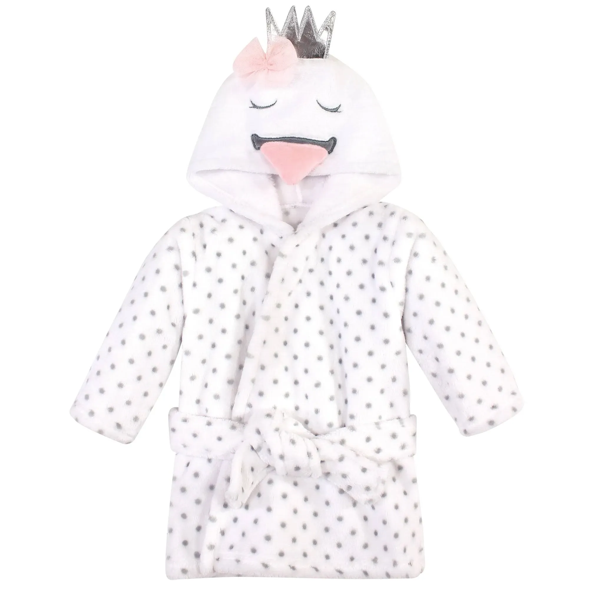 Hudson Baby Unisex Baby Plush Animal Face Bathrobe