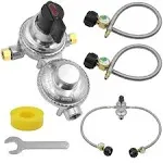 2-Stage Automatic Changeover LP Propane Gas Regulator RV Propane Regulator with