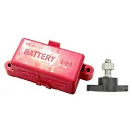 103004 Battery Junction Box Red and Black Stud