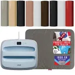 Cricut Easy Press 3 12x10 - Blue Heat Press Machine with Mini Samplers Classic, Neutrals, Elegance and Easy Press 12x12 Heat Mat