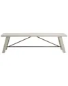 Sonoma Dining Bench In White