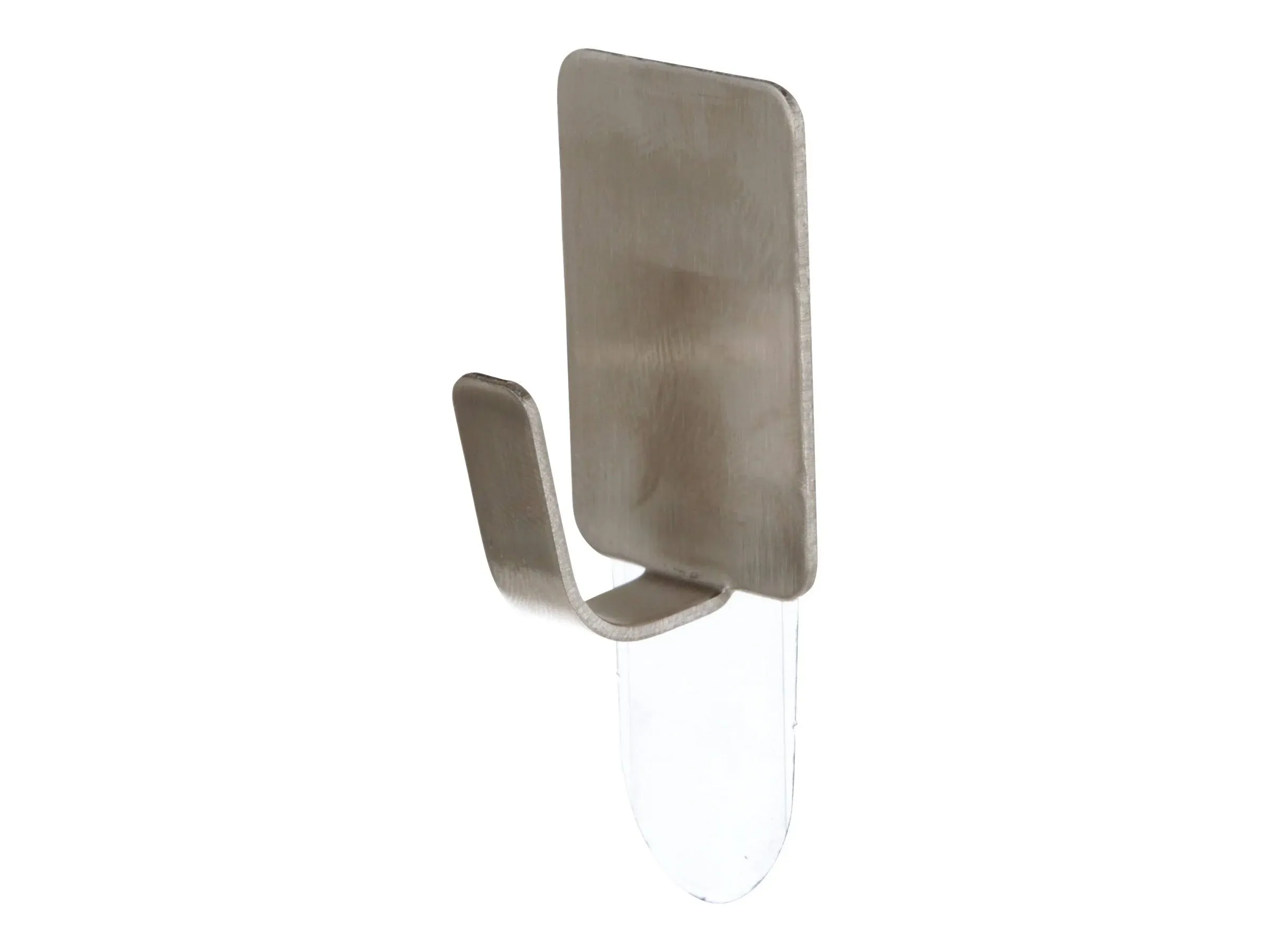 Command Small Stainless Steel Metal Hooks