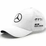 Mercedes AMG Petronas F1 2022 Lewis Hamilton Trucker Cap - White