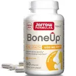 Jarrow Formulas BoneUp - 360 Capsules - 180 Servings - For Bone Support & Skeletal Nutrition - Includes Naturally Derived Vitamin D3, K2 (as MK-7) & 1000 mg Calcium - Gluten Free - Non-GMO