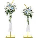 Wedding Arch Backdrop Stand(8ft&amp;6.8f<wbr/>t) with Ballon Sets,Metal Wedding Arches 