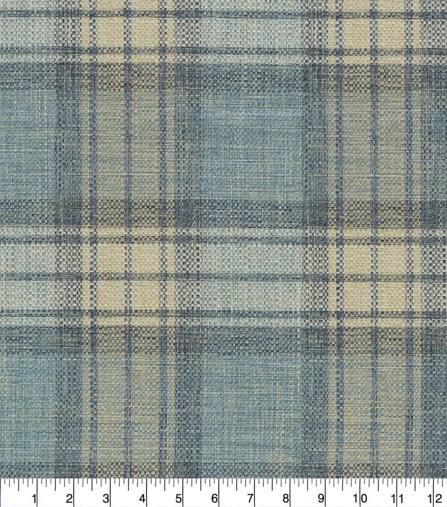 Waverly Kintyre Plaid Caspian Home Decorating Fabric