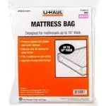 U-Haul Standard King Mattress Bag Moving & Storage Cover for Mattress or Box S