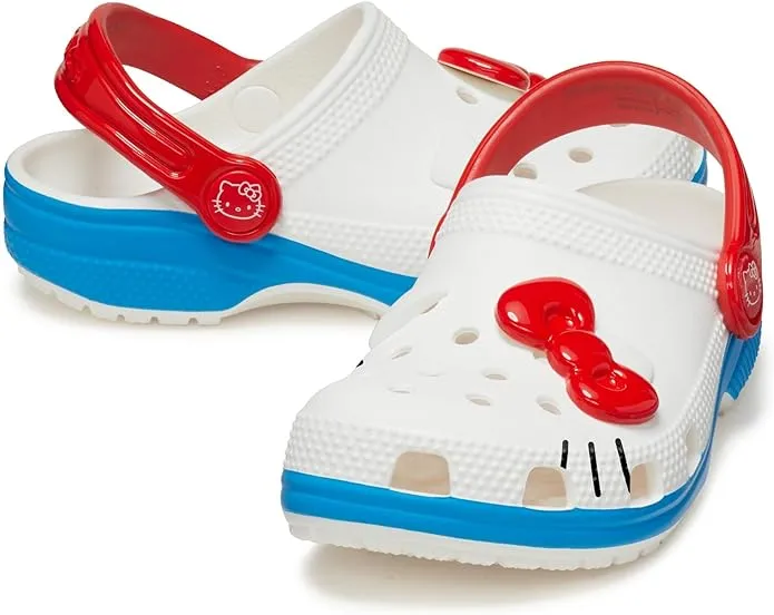 Crocs Toddler Hello Kitty Classic Clog White