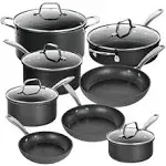 Granitestone Pro Hard Anodized 13 Piece Nonstick Cookware Set